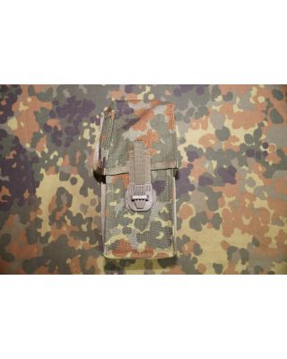 G36 Magazintasche / Einzeltasche flecktarn für Tragesystem / Lochkoppel